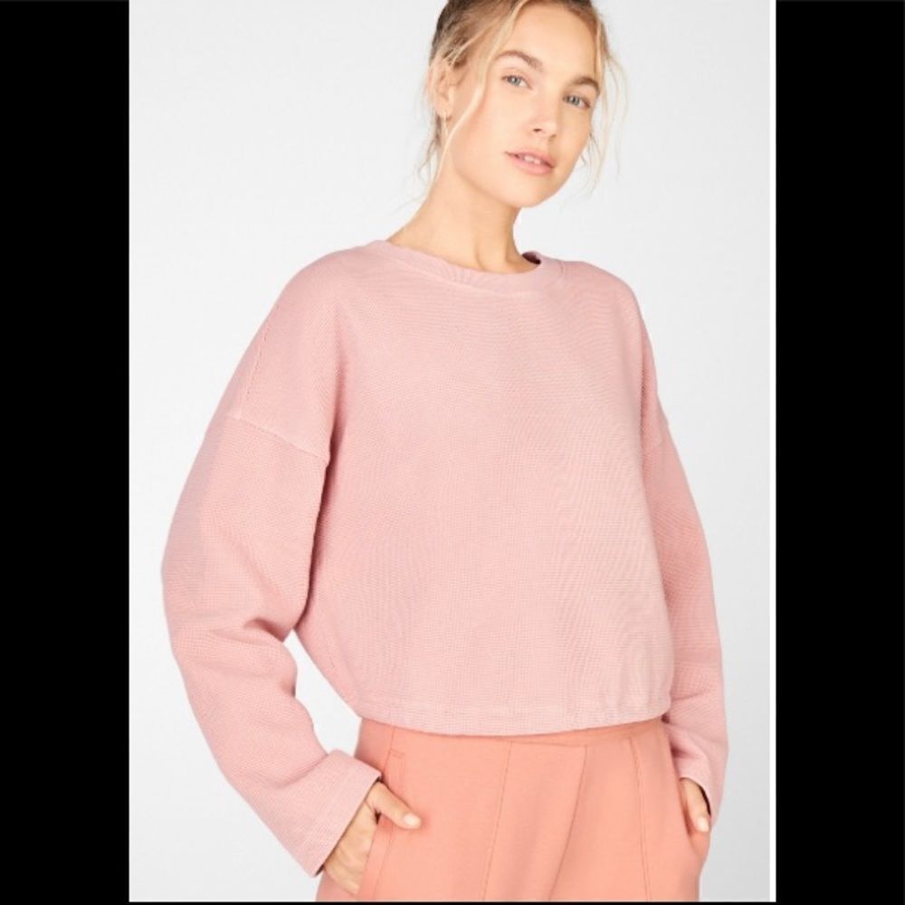 Fabletics Tie Back Sweatshirt - Picture 3 of 6